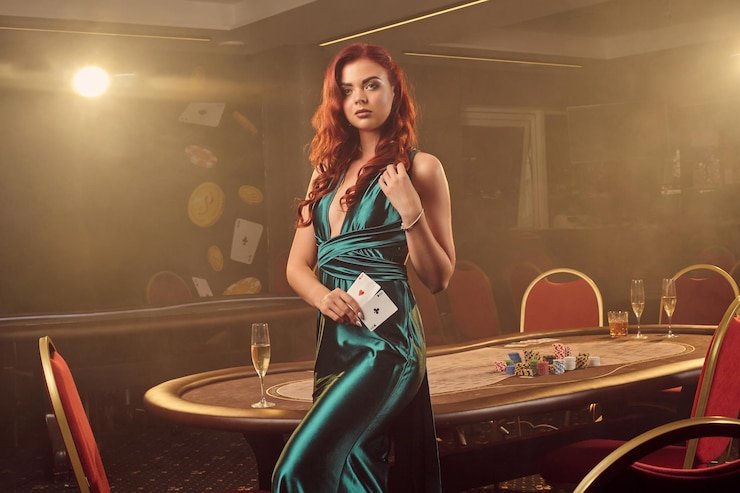 Free Bet Blackjack live dealer table with card layout and betting circles on angkaraja slot